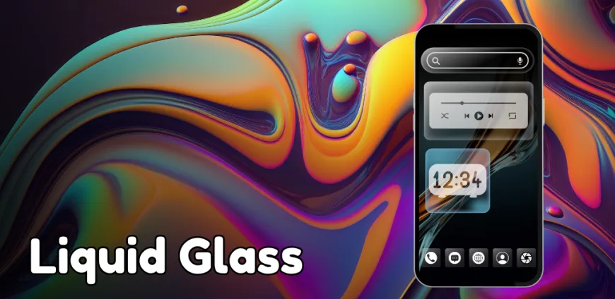 эффект жидкого стекла